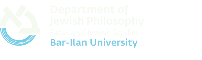 Department of Jewish Philosophy Bar-Ilan University